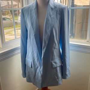 Baby blue blazer